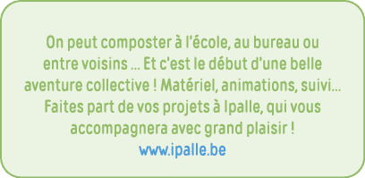 On peut composter à l école, au bureau ou entre voisins   Et c est le début d une belle aventure collective   Matérie   