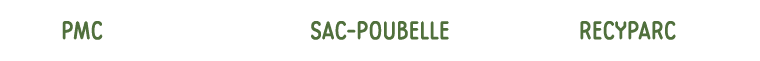       PMC SAC-POUBELLE recyparc