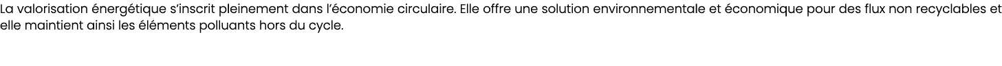 La valorisation nerg tique s’inscrit pleinement dans l’ conomie circulaire. Elle offre une solution environnementale...