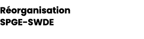 R organisation SPGE SWDE