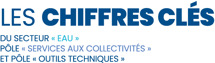 Les chiffres cl s du secteur « Eau » P le « Services aux collectivit s » et P le « Outils techniques »