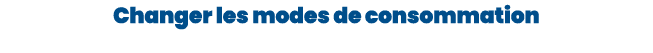 Changer les modes de consommation 