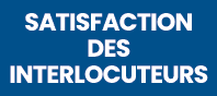 Satisfaction des interlocuteurs