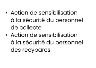 • Action de sensibilisation  la s curit  du personnel de collecte • Action de sensibilisation   la s curit  du perso...