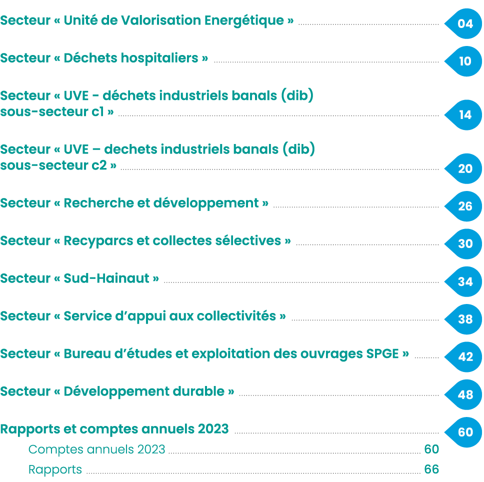 Secteur   Unité de Valorisation Energétique     Secteur   Déchets hospitaliers     Secteur   UVE - déchets industriel   
